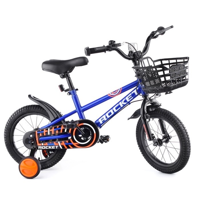 картинка Велосипед детский 2-х колесный 14" ROCKET, цвет синий, модель 2023 года от магазина Аистенок