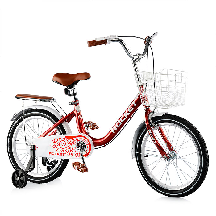 картинка Велосипед детский 2-х колесный 18" ROCKET, цвет красный от магазина Аистенок