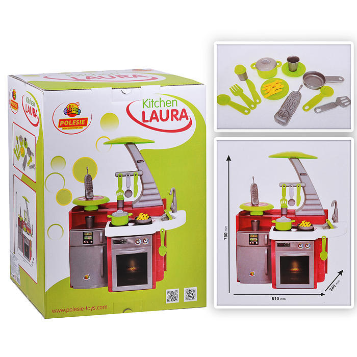 картинка Набор "Кухня Laura" с варочной панелью (в коробке) от магазина Аистенок