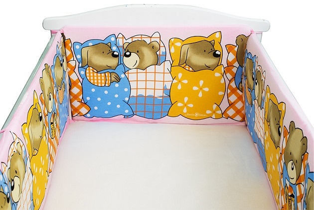 картинка Борта в кроватку " Мишка-лежебока" от магазина Аистенок