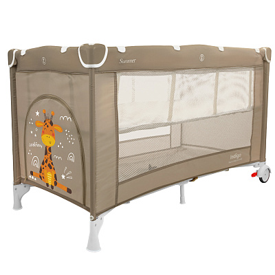 картинка Манеж-кровать Indigo SUMMER (2 уровня)  от магазина Аистенок