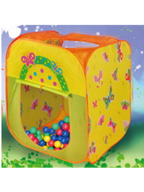 картинка Игровой домик Butterfly с мячиками квадратный  от магазина Аистенок