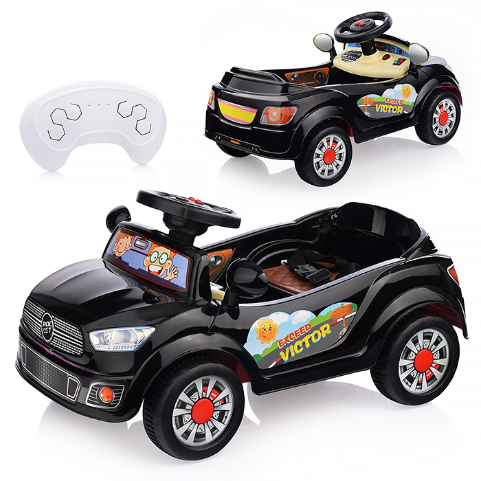 картинка Детский электромобиль ROCKET,1 мотор 20 ВТ, черный от магазина Аистенок