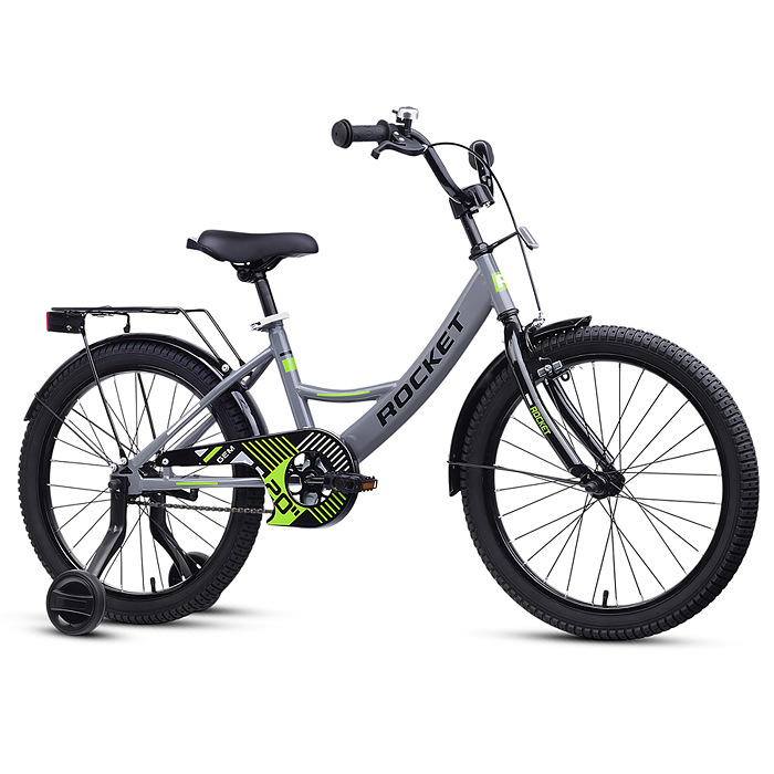картинка Велосипед 20" Rocket Gem, цвет серый от магазина Аистенок