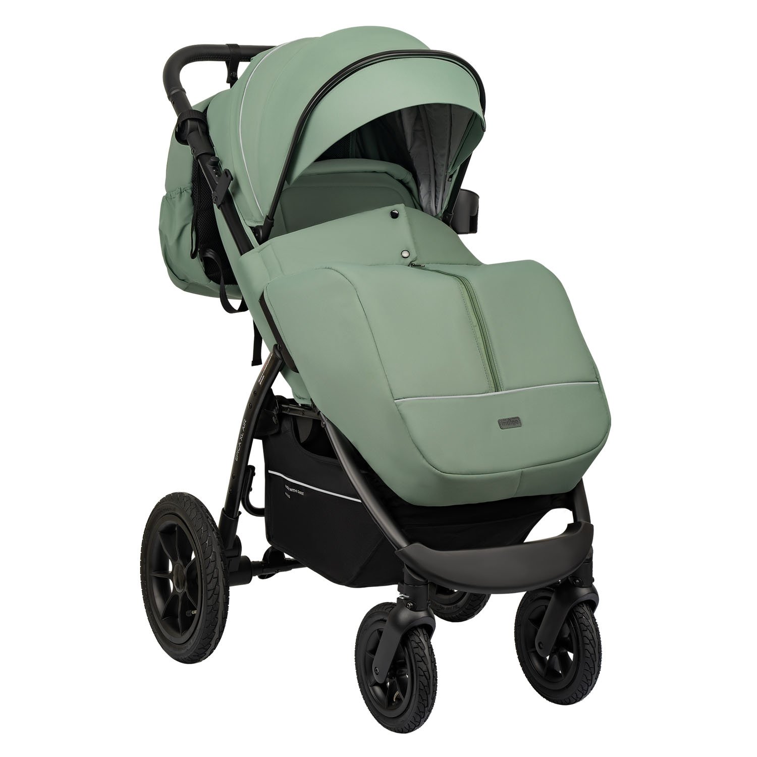 картинка Прогулочная коляска Indigo Epica XL AIR 2026 с сумкой-рюкзаком для мамы от магазина Аистенок